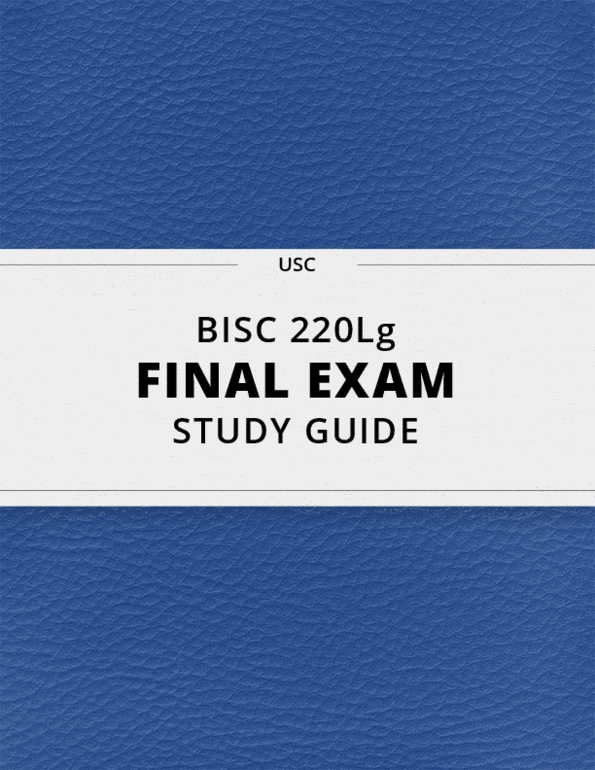 Bisc Lg Final Exam Guide Comprehensive Notes For The Exam