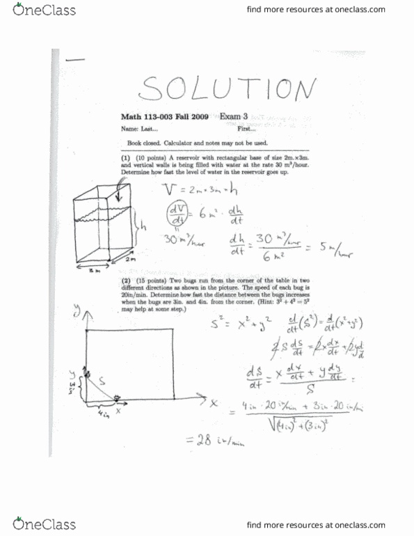 Math Final Exam Practice