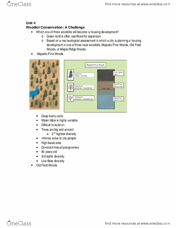 BIOL 1070 Unit 4 Bio1070 Doc OneClass