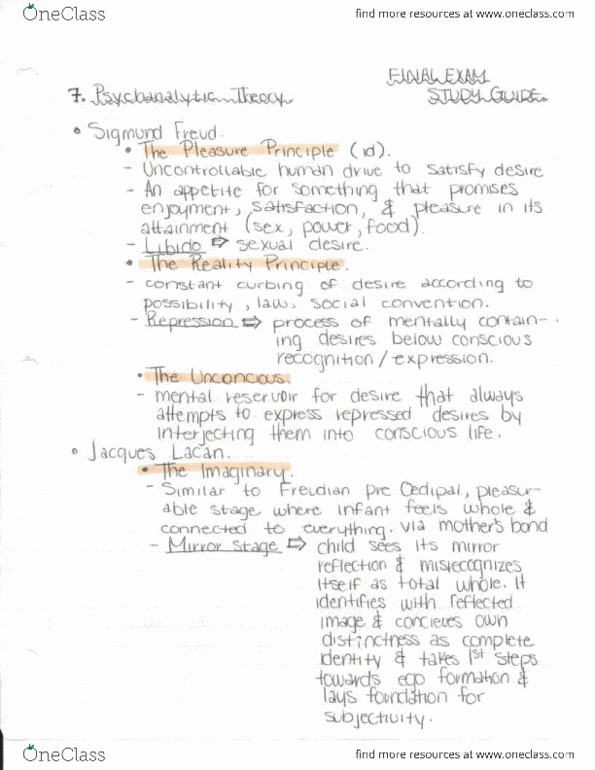 MDSA01H3 Final Final Exam Study Guide Key OneClass