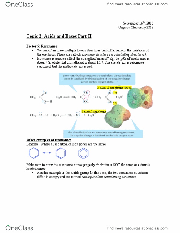 Chemistry 2213A/B Lecture Notes - Lecture 4: Lone Pair, Electronegativity, Sulfur thumbnail