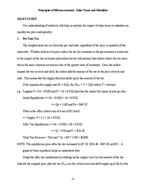 ENVS 2010U Lecture Notes - Economic Equilibrium, Remittance thumbnail