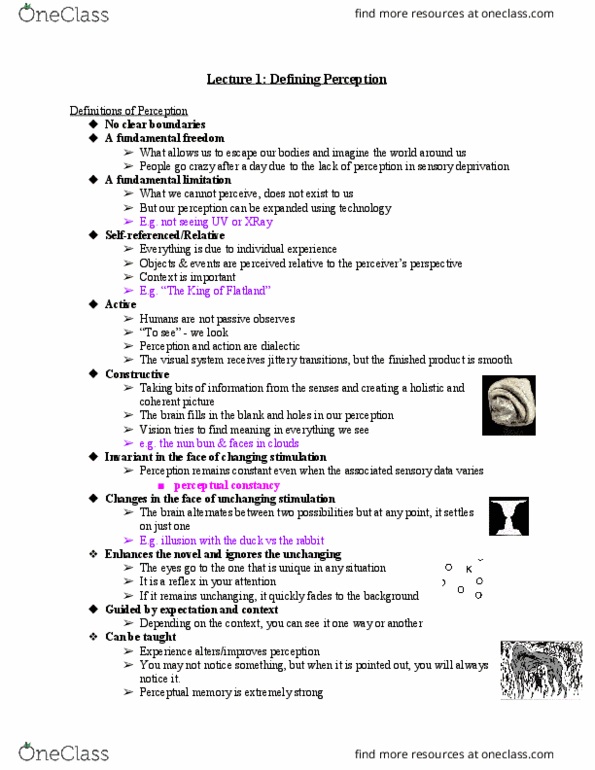 BCS 151 Lecture Notes - Lecture 2: Crepuscular thumbnail