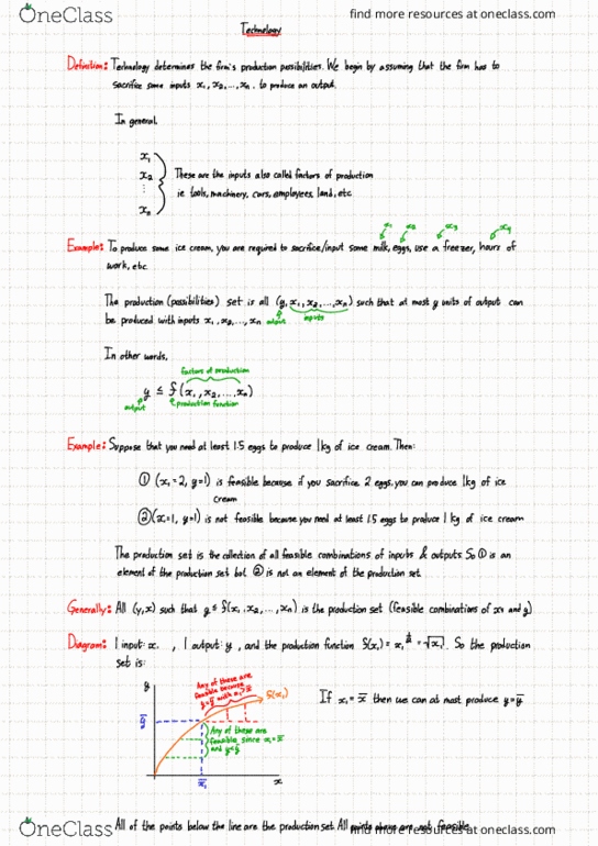 ECON 2G03 Lecture Notes - Lecture 4: Farad, Xz, Production Function thumbnail