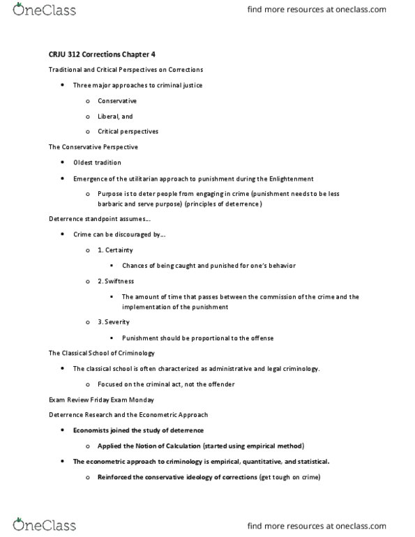 CRJU 312 Lecture Notes - Lecture 7: White-Collar Crime, Congenital Disorder, Surplus Labour thumbnail