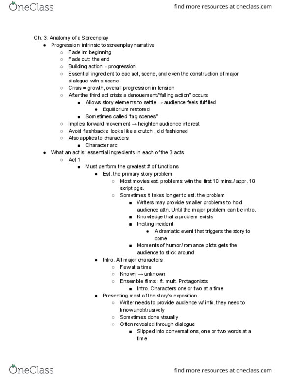 COMM 445 Chapter 3: Ch.3Notes thumbnail