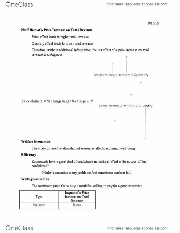 ECON 200 Lecture Notes - Lecture 5: Reservation Price thumbnail