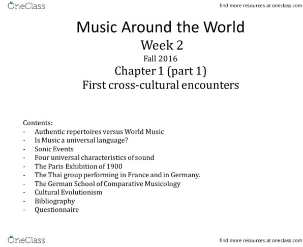 MUS 004 Lecture Notes - Lecture 2: Berlin Zoological Garden, Claude Debussy, Music Of Japan thumbnail