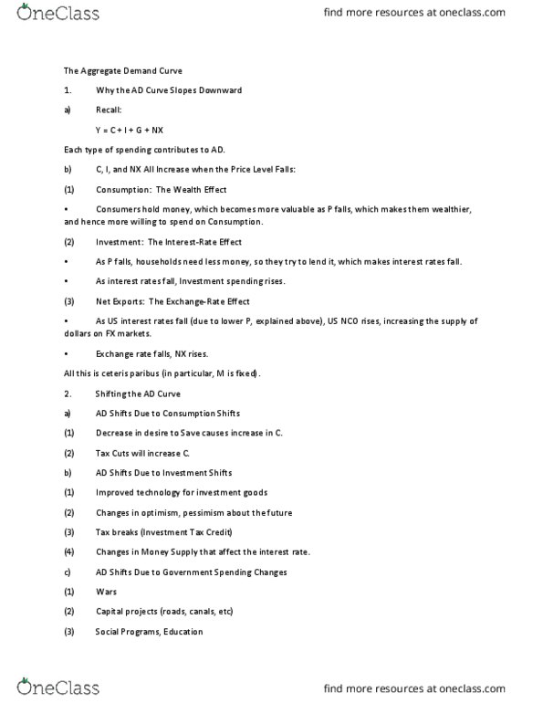 ECON 104 Lecture Notes - Lecture 12: Ceteris Paribus, Human Capital, Exchange Rate thumbnail