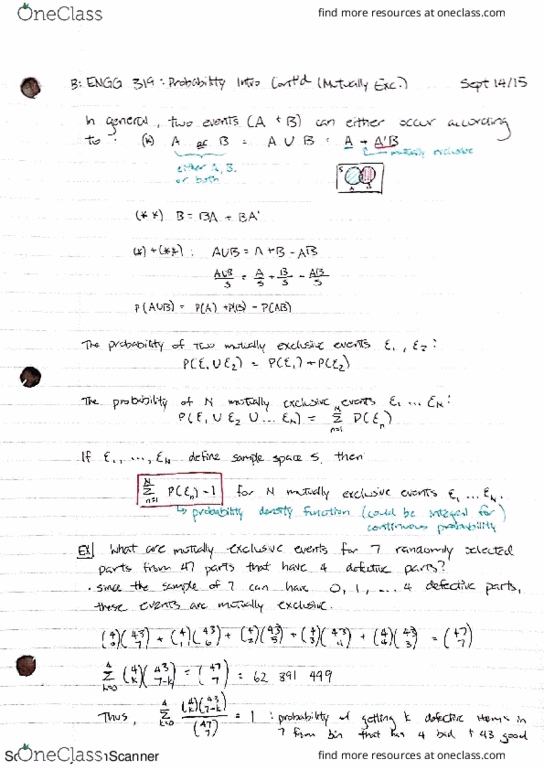 ENGG 319 Lecture 1: ENGG 319 Probability Intro Lecture thumbnail