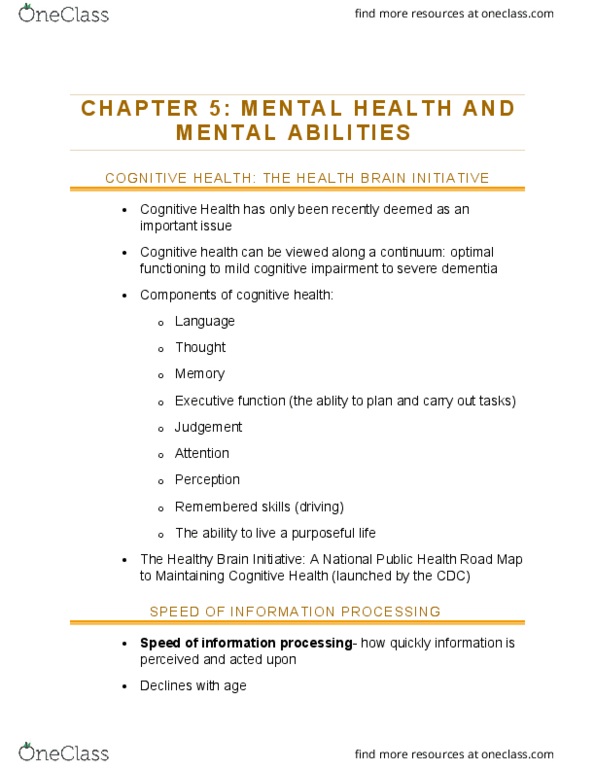 GRN 101 Chapter Notes - Chapter 5: Neuropsychological Test, Psen1, Prescription Drug thumbnail