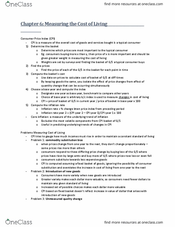 ECON 1BB3 Lecture Notes - Lecture 6: Canada Pension Plan, Real Interest Rate, Gdp Deflator thumbnail