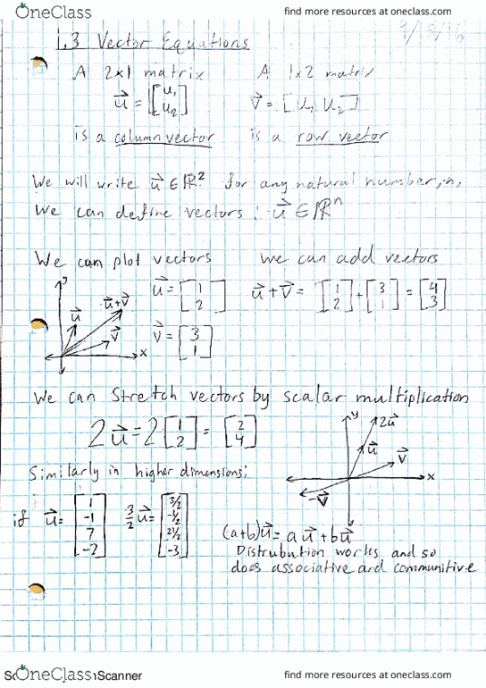 MATH 235 Lecture 4: Vector Equations thumbnail