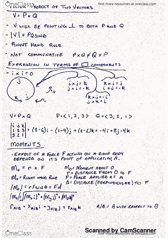 CE 29700 Lecture 2: Vector Products & Moments thumbnail