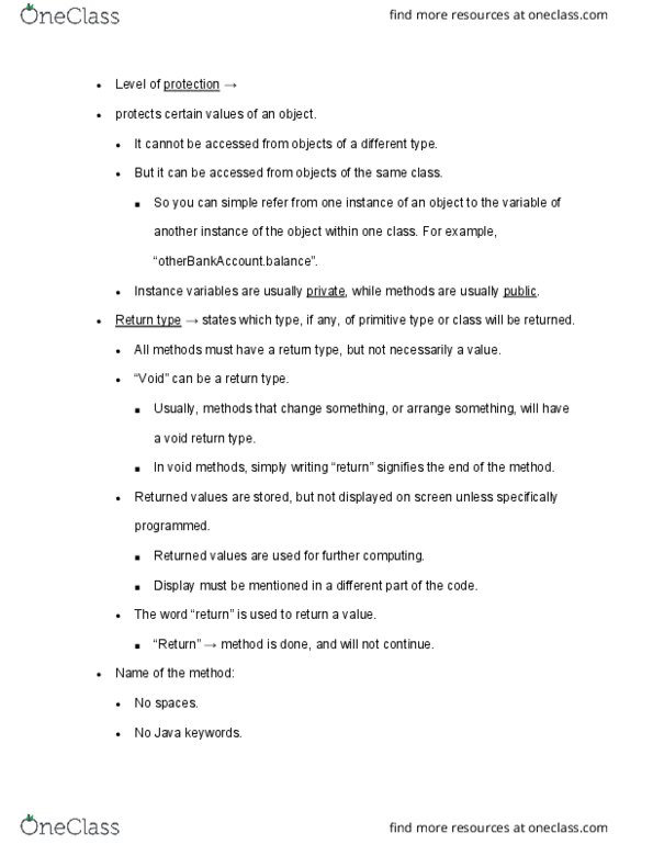 CSCI 1006 Lecture Notes - Lecture 2: Return Type thumbnail