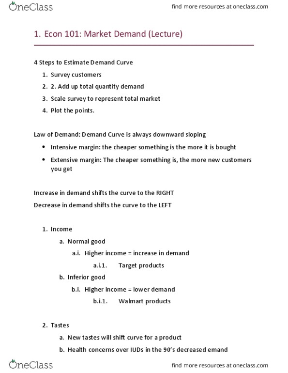ECON 101 Lecture Notes - Lecture 4: Inferior Good, Normal Good, Microsoft Word thumbnail
