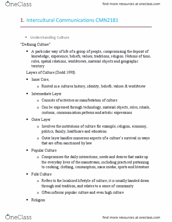 CMN 2181 Lecture Notes - Lecture 2: Kenneth Lee Pike, Emic And Etic, Institute For Operations Research And The Management Sciences thumbnail