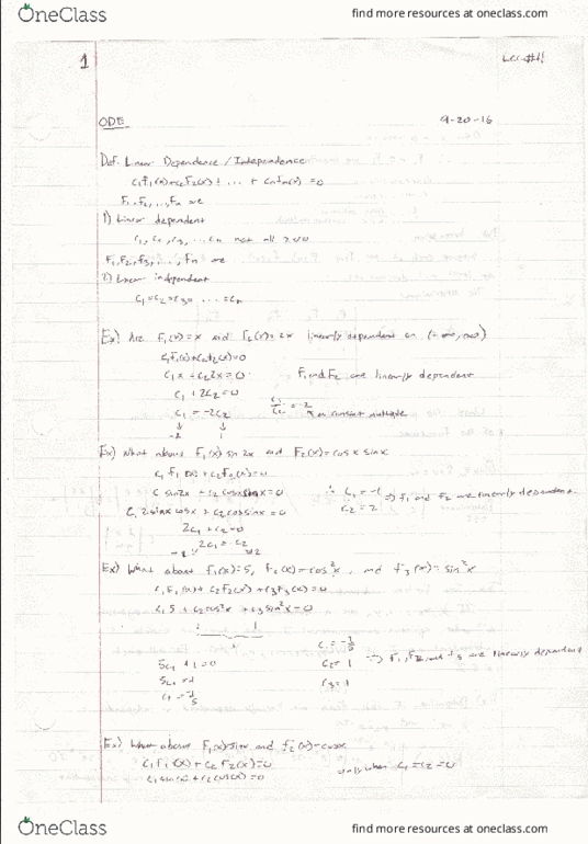 MATH 2306 Lecture 11: Sect. 4.1 Linear Equations thumbnail