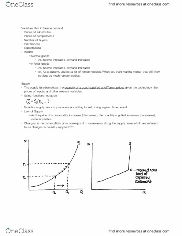 ECON101 Lecture Notes - Lecture 5: Root Mean Square, Demand Curve, Making Money thumbnail