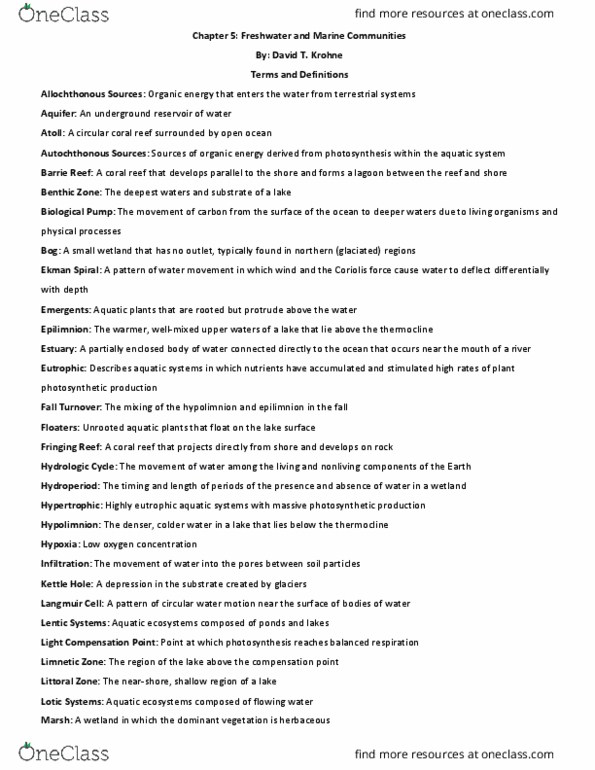 BIOL 2Q04 Chapter 5: Chapter 05 - Freshwater and Marine Communities 2016 thumbnail