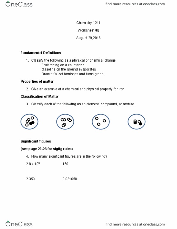 CHEM 1211 Lecture Notes - Lecture 2: Significant Figures, Beryllium, Parsec thumbnail