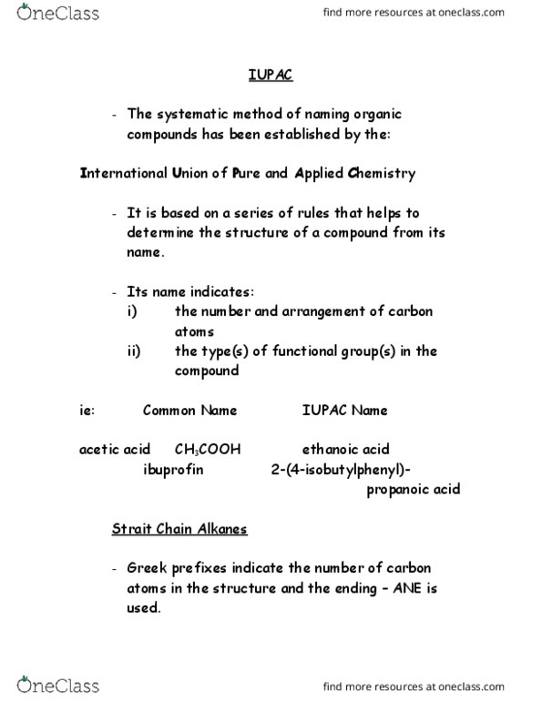 CHEM 1AA3 Lecture Notes - Lecture 4: Pentane, Hexane, Butane thumbnail