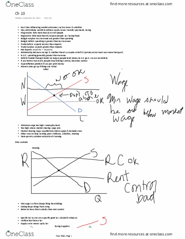 ECO 211 Lecture Notes - Lecture 10: Market Clearing, Working Poor, Hyperinflation thumbnail