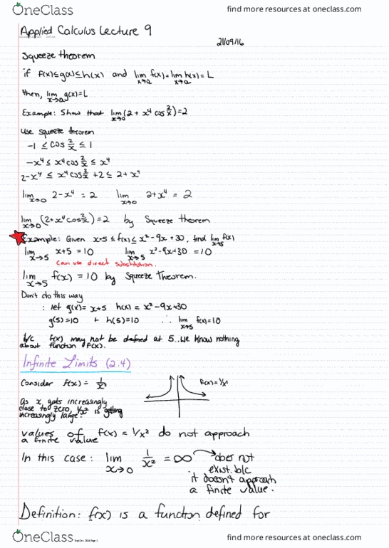 MATH 1P05 Lecture 9: Applied Calculus I thumbnail