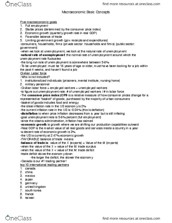 ECON 200 Lecture Notes - Lecture 21: Full Employment, Root Mean Square thumbnail