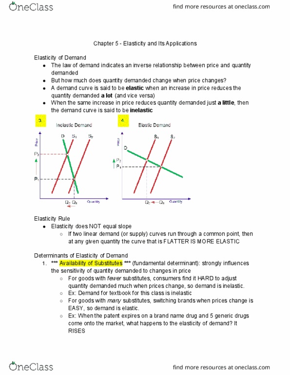 ECON-2110 Lecture Notes - Lecture 5: Demand Curve thumbnail