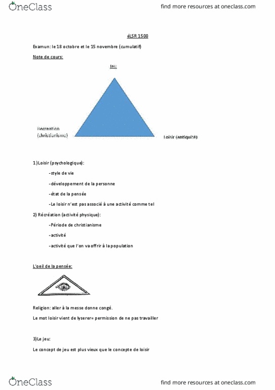 LSR 1500 Lecture Notes - Lecture 3: Le Plaisir, Le Monde, Douche thumbnail