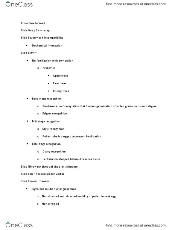 BIOA01H3 Lecture Notes - Lecture 8: Nectar Robbing, Evolutionary Radiation, Anemophily thumbnail