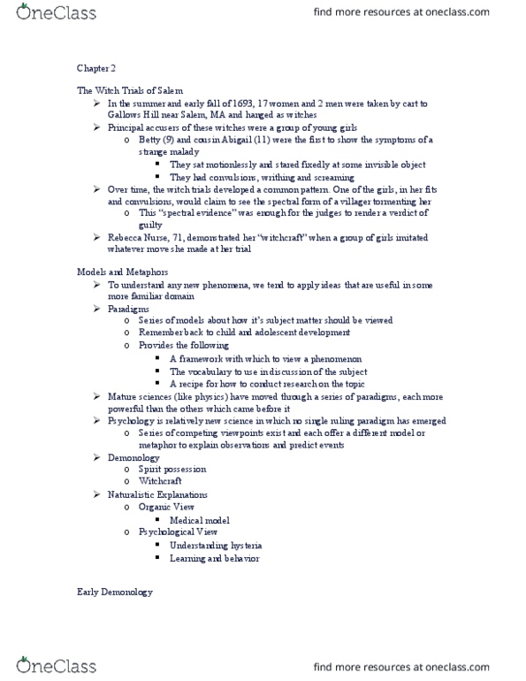 PS 272 Lecture Notes - Lecture 2: Vitus, Operant Conditioning, Classical Conditioning thumbnail