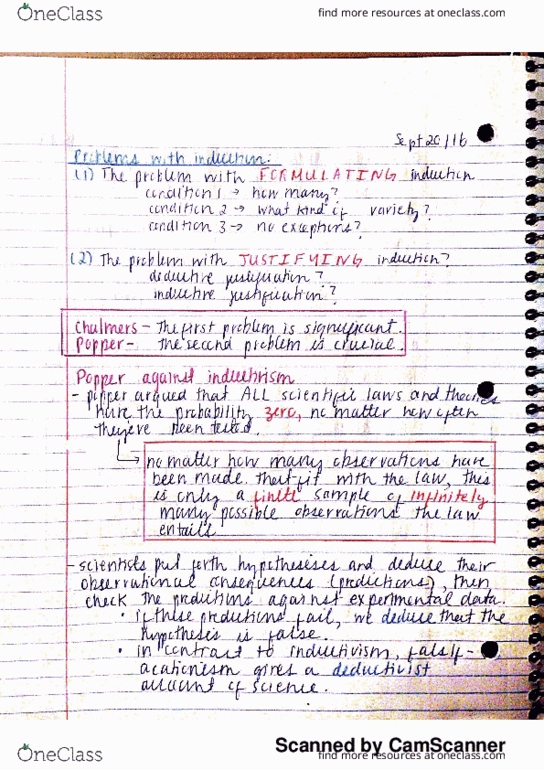PHIL265 Lecture 6: Problems with Induction, Falsificationism and its strengths thumbnail