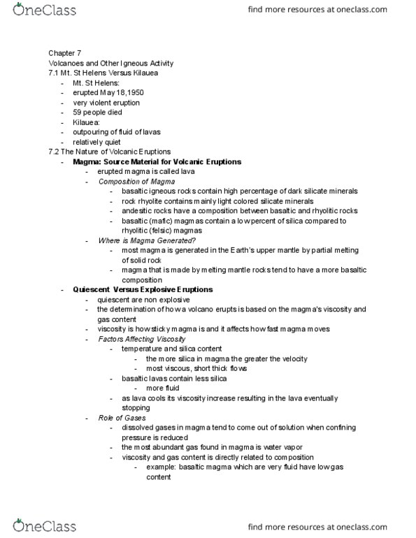 NSCI 342 Chapter Notes - Chapter 7: Geothermal Gradient, Plate Tectonics, Lava Lamp thumbnail