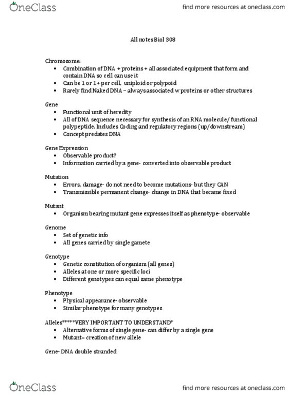 BIOL308 Lecture Notes - Lecture 1: Repressor, Nondestructive Testing, Methyltransferase thumbnail