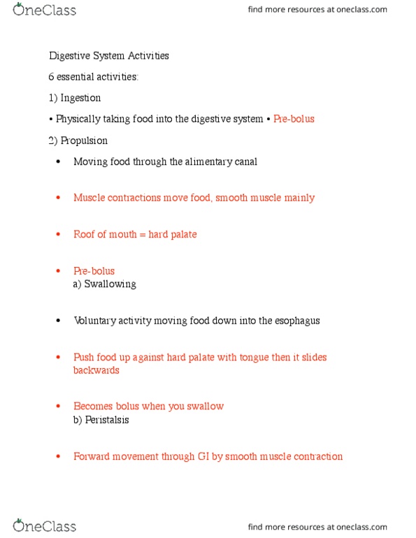 NUTR 221 Lecture Notes - Lecture 11: Retroperitoneal Space, Serous Membrane, Microvillus thumbnail