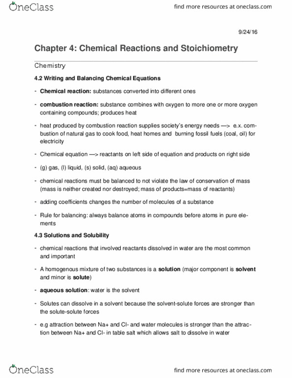 CHMA10H3 Lecture Notes - Lecture 1: Covalent Bond, Sulfuric Acid, Hydronium thumbnail