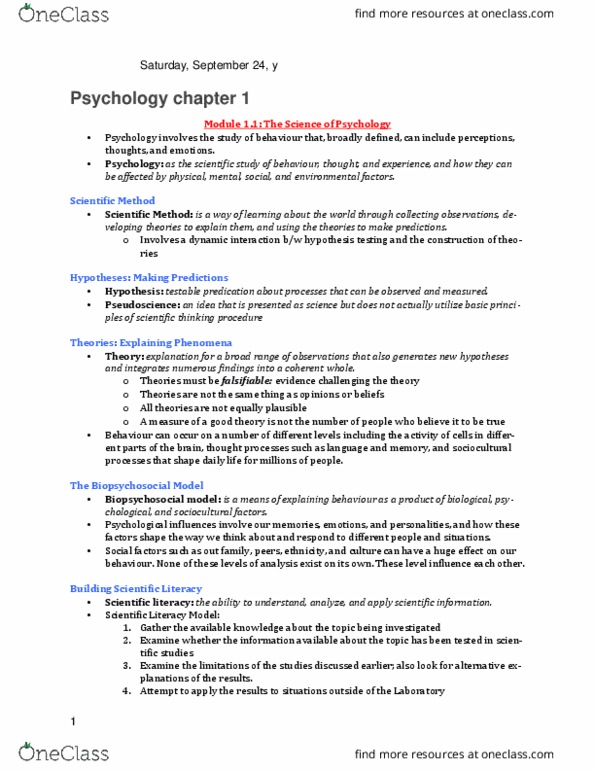 PSYA01H3 Lecture Notes - Lecture 1: Phineas Gage, Statistical Significance, Standard Deviation thumbnail