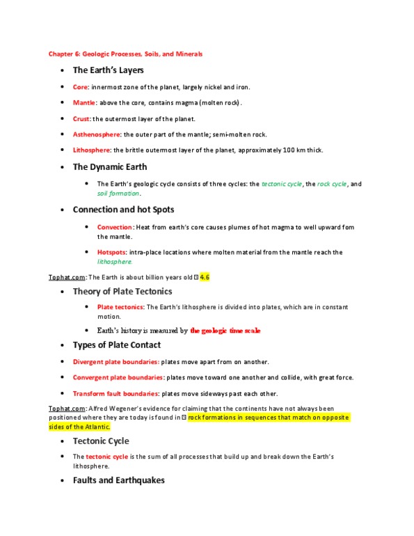 EVR 1001 Lecture Notes - Lecture 5: Cation-Exchange Capacity, Porosity, Placer Mining thumbnail