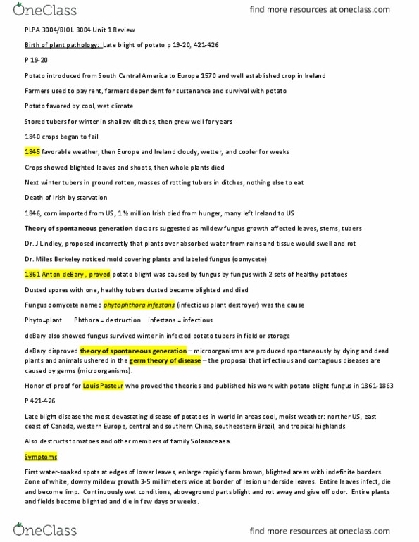 PLPA 3004 Lecture Notes - Lecture 3: Silvering, Heart Rot, Hypertrophy thumbnail