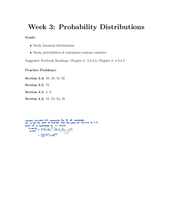 MTHE 224 Lecture Notes - Random Variable, Negative Binomial Distribution, Matlab thumbnail