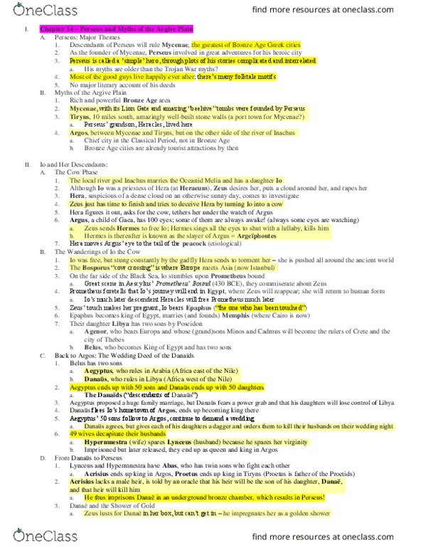 CLA 10 Lecture Notes - Lecture 14: Megapenthes, Nereid, Wallet thumbnail