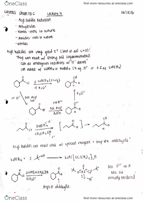CHE 118C Lecture Notes - Lecture 4: Club Of Rome, Diisobutylaluminium Hydride, Mecha thumbnail