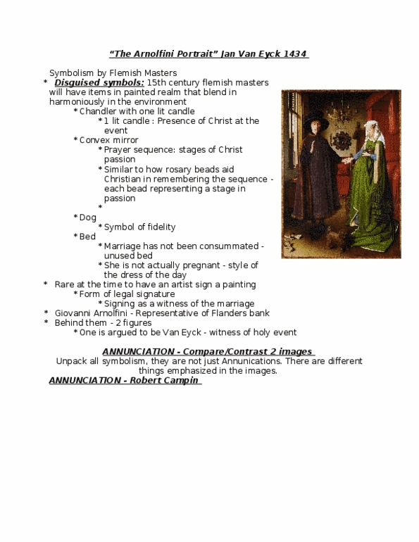 ARTH 214 Lecture Notes - Archangel, Scrovegni Chapel, Giovanni Arnolfini thumbnail