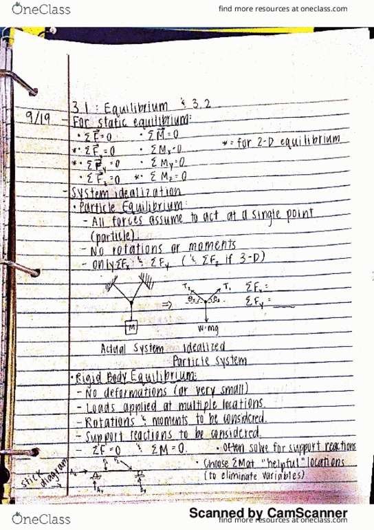 MEGR 2141 Lecture 6: Chapter 3.1-3.2: Equilibrium thumbnail