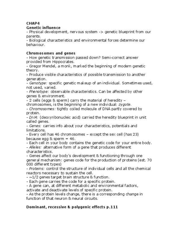 PSYC 100 Lecture Notes - Social Darwinism, Neuroticism, Reciprocal Altruism thumbnail