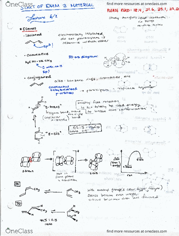 CHEM 215 Lecture 14: Dienes and Bicyclic Compounds - Lecture 6-1 thumbnail