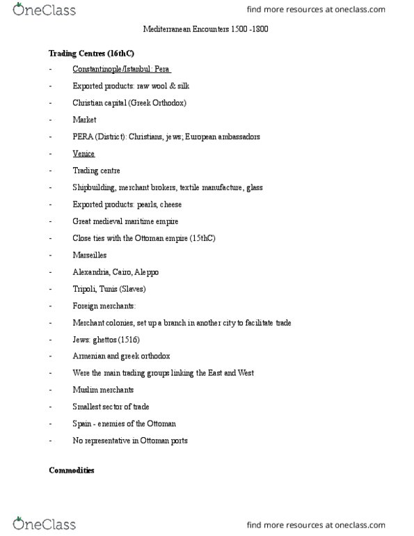 RELIGST 2FF3 Lecture 4: Trading Centres, Networks & Commodities thumbnail