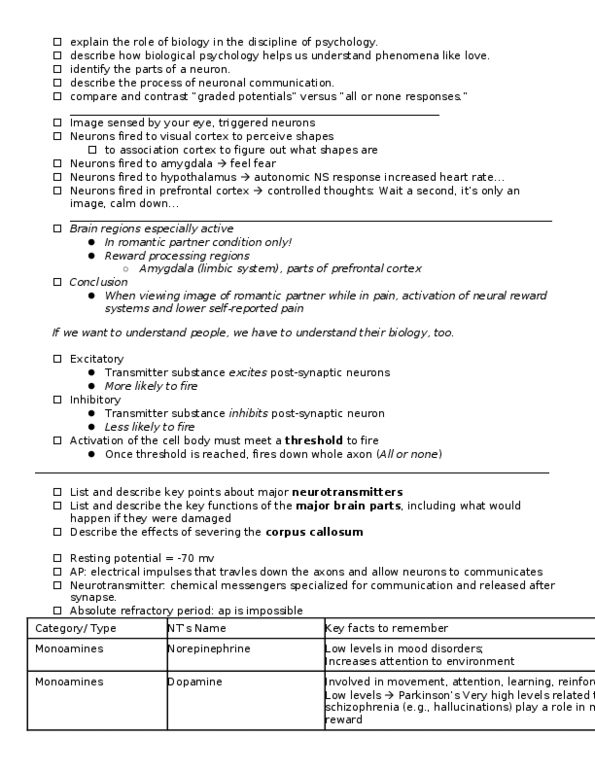 PSYC 100 Chapter Notes -Prefrontal Cortex, Midbrain, Peripheral Nervous System thumbnail